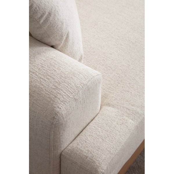 Canap 3 places Eti - Blanc/noir