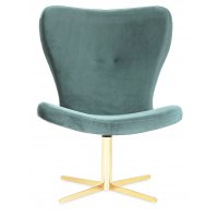 Tulpan designfåtölj - Mintgrön (Sammet) / Mässing Tulpan designfåtölj - Mintgrön (Sammet) / Mässing
