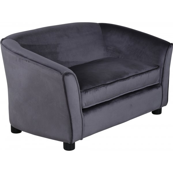 Måna barnsoffa - Grå sammet Måna barnsoffa - Grå sammet