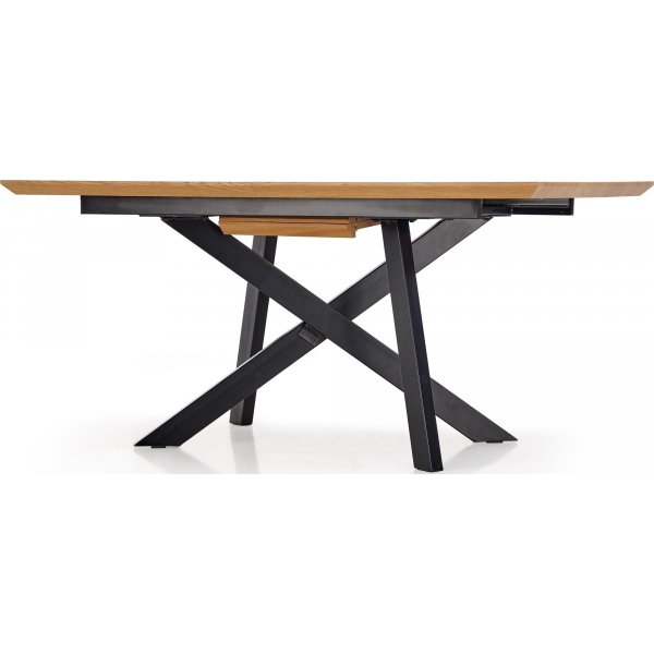 Table  manger Errol 160-200cm - Chne/noir