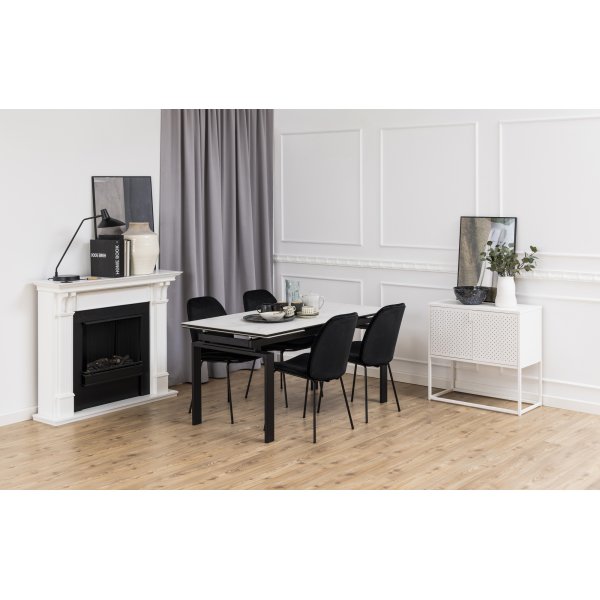 Chaise de salle à manger Carmen - Noir Chaise de salle à manger Carmen - Noir