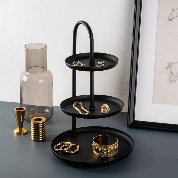 Dekorationsfat svart - Kalki