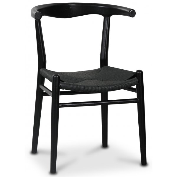 Sunda matgrupp: Oliver matbord HPL + 4 st Berit matstolar svart / svart repsits