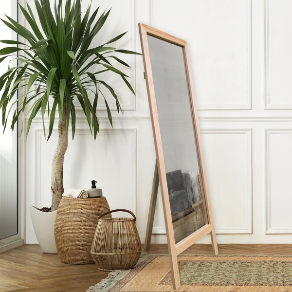Cheval spegel 45 x 145 cm - Beige Cheval spegel 45 x 145 cm - Beige