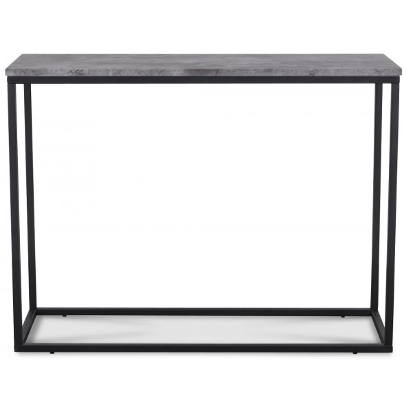 Shanghai konsolbord 110 x 30 cm - Cementimitation / Svart
