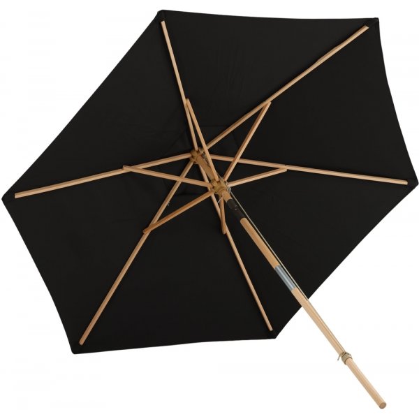 Corypho parasoll - Svart/Natur