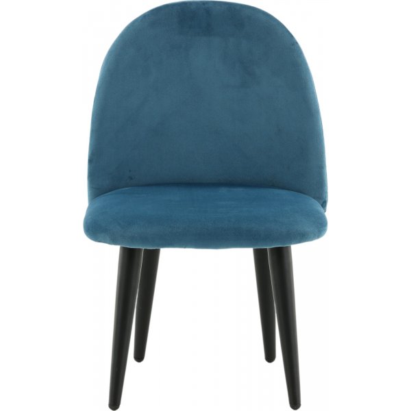 Chaise de salle à manger Alice XXS - Velours bleu Chaise de salle à manger Alice XXS - Velours bleu