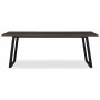 Edge matbord 240x90 - Brownstained fishbone (Outlet)