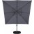 Leeds stllbar parasoll 300 cm - Svart/Mrkgr