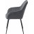 Fauteuil Boston en velours gris