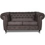 Sheffield Chesterfield 2-sits soffa - Lderutseende