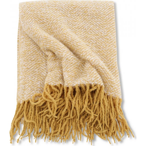 Plaid chin 130x170 cm - Jaune