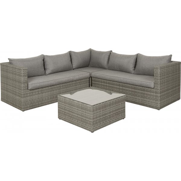 Korfu loungegrupp - Gr + Flckborttagare fr mbler