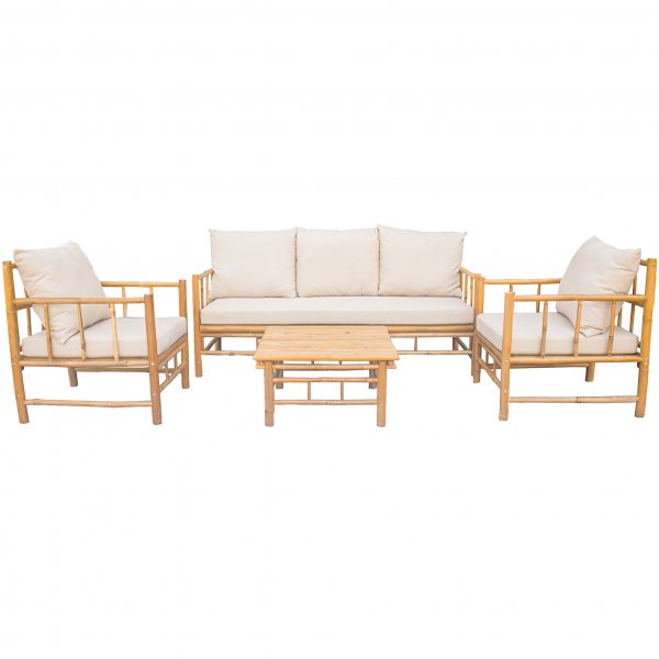 Loungegrupp Lovön i bambu Loungegrupp Lovön i bambu