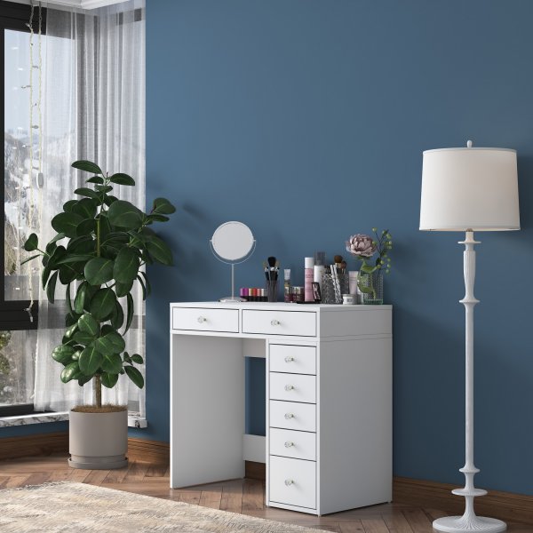 Bijou kaptafel 8 - 90 x 44,5 cm - Wit Bijou kaptafel 8 - 90 x 44,5 cm - Wit