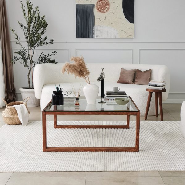 Table basse Via 90 x 90 cm - Bois