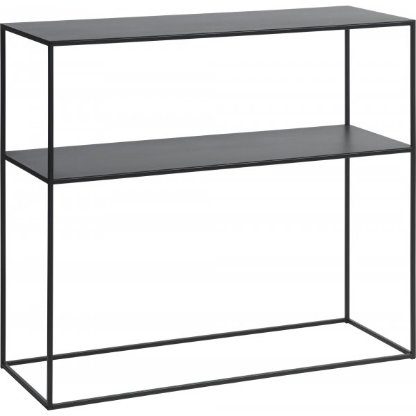 Aman zwart metalen consoletafel 90 cm