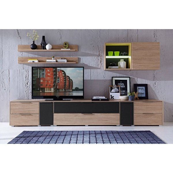 Desmond TV-bänk - Ek/antracit Desmond TV-bänk - Ek/antracit