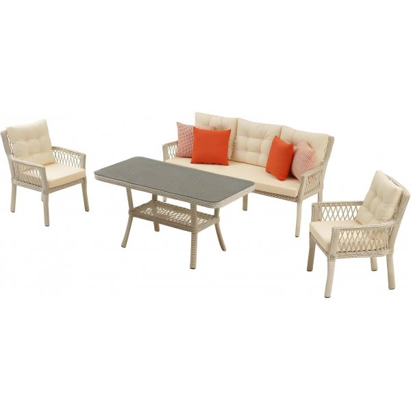 Pure loungegrupp 3 - Cream
