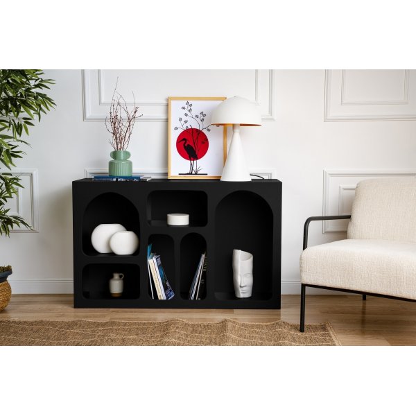 Etagère Liva L: 120 cm - Noir Etagère Liva L: 120 cm - Noir