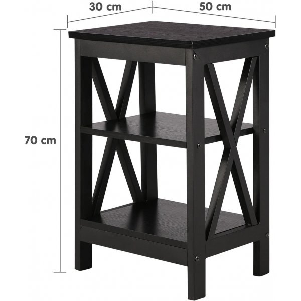 Classy sidobord Svart - 50 x 30 cm Classy sidobord Svart - 50 x 30 cm