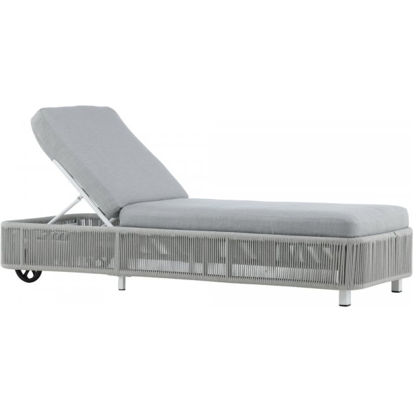 Virya solsäng - Grå/Vit Virya solsäng - Grå/Vit