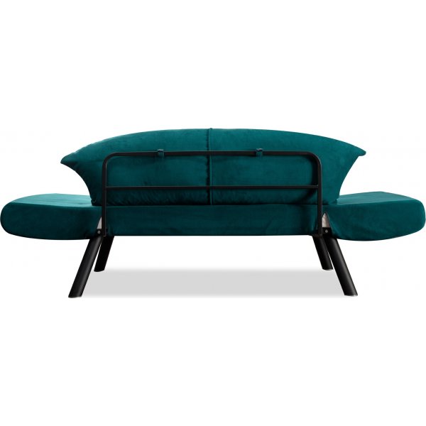 Canapé-lit 2 places Genzo - Bleu Canapé-lit 2 places Genzo - Bleu