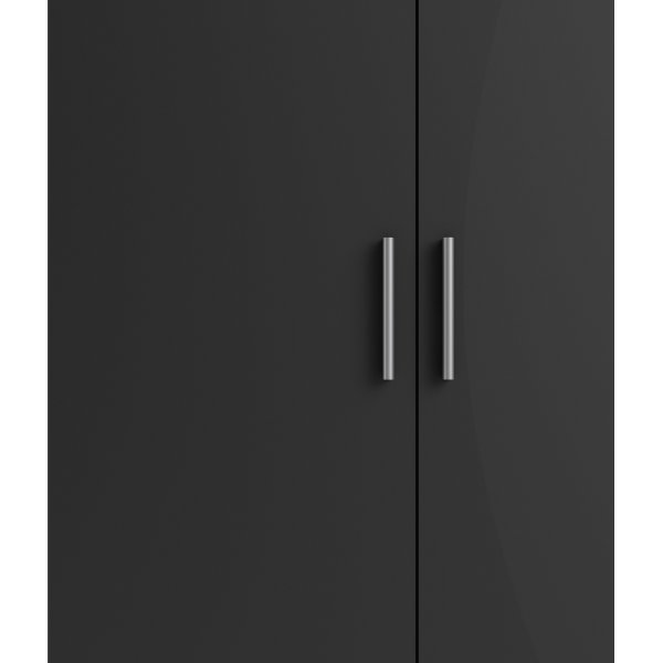 Armoire Pepe avec 2 portes - Noir Armoire Pepe avec 2 portes - Noir