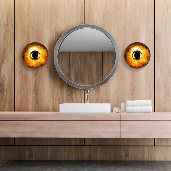 Kurt wandlamp 28 cm - Koper