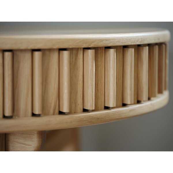 Bureau Bubble en chne huil avec rangement