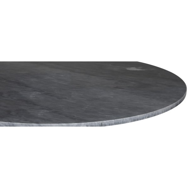 Decibel runt matbord �105 cm - Svart / Gr� Marmor