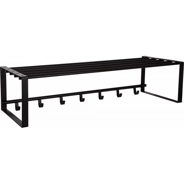 Atna svart hatthylla 80 cm