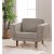 Fauteuil Berjer - Gris/noyer