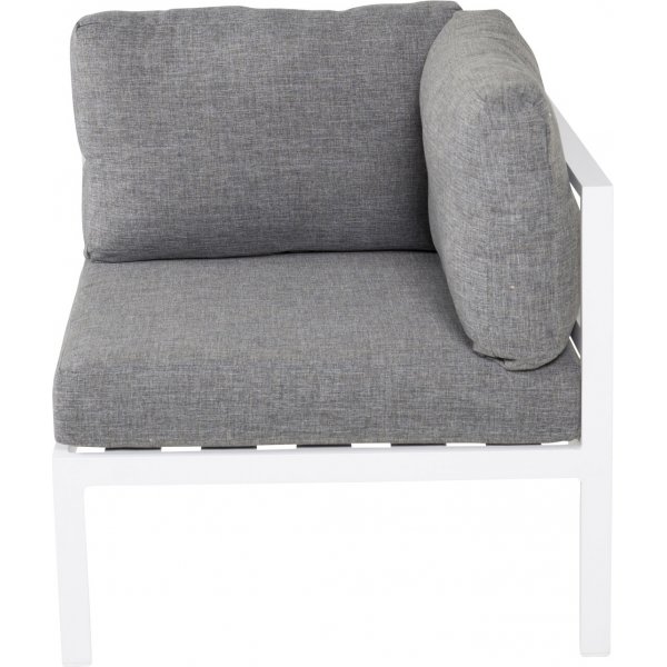 Copacabana hörnmodul - Grå/Vit Copacabana hörnmodul - Grå/Vit