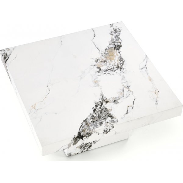 Table basse monolithique 80 x 80 cm - Marbre blanc Table basse monolithique 80 x 80 cm - Marbre blanc