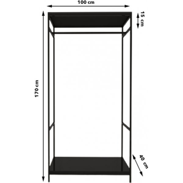 Mobilier d'entre Safran - Noir