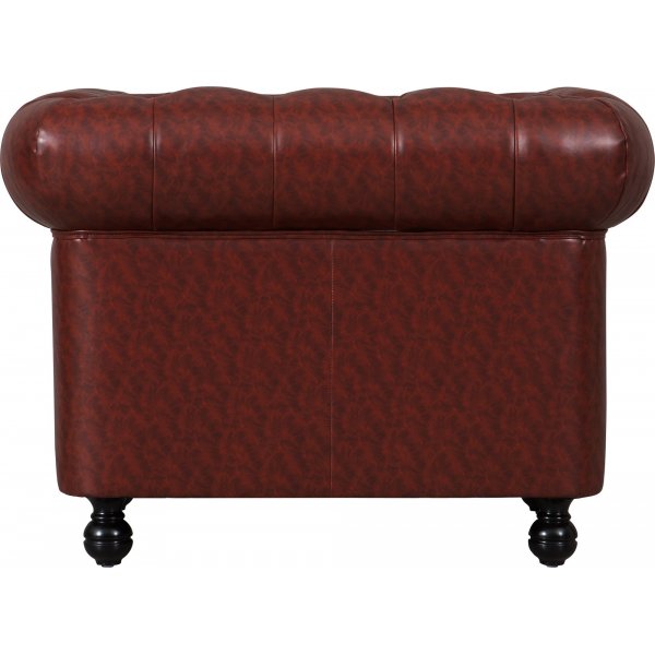 Ftlj chesterfield i brunt PU - Charles