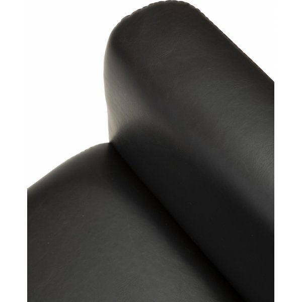 Fauteuil Vale - PU noir