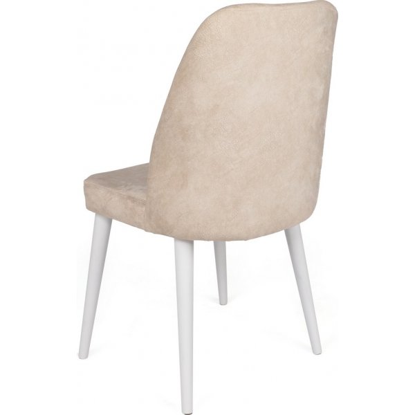 Dallas eetkamerstoelen set - Beige/wit