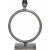 Pied de lampe cercle - Argent Rustique - 54 cm