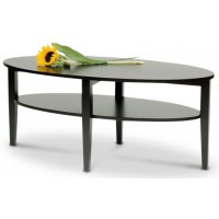 Memphis ovalt soffbord 120cm - Svart Memphis ovalt soffbord 120cm - Svart