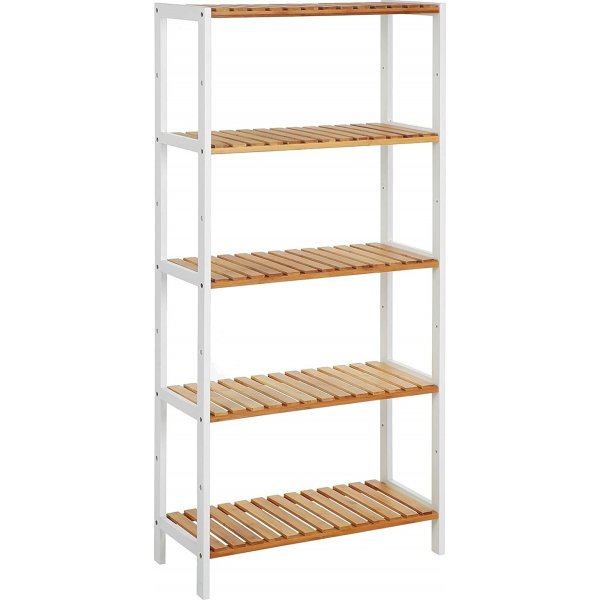 Japonica hylla 60 x 130 cm - Vit/bambu