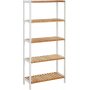 Japonica hylla 60 x 130 cm - Vit/bambu