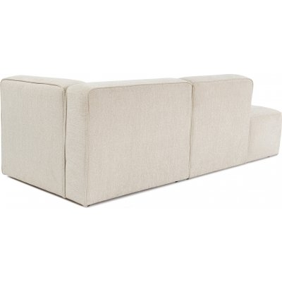 More 2-sits soffa med ppet avslut vnster - Cream