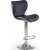 Barstol i svart PU gaslift + Reng�ring f�r m�bler