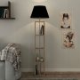 Giorno golvlampa - Sonoma ek/svart