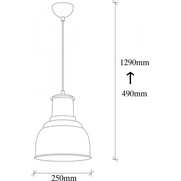Plafonnier Berkeley 190-S - Noir Plafonnier Berkeley 190-S - Noir