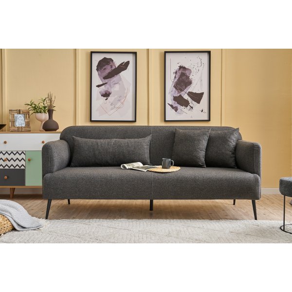 Canapé 3 places Revos - Anthracite Canapé 3 places Revos - Anthracite