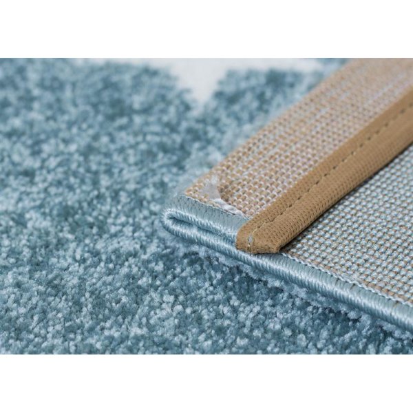 Barnmatta Sheri - Turkos - 120x170 cm