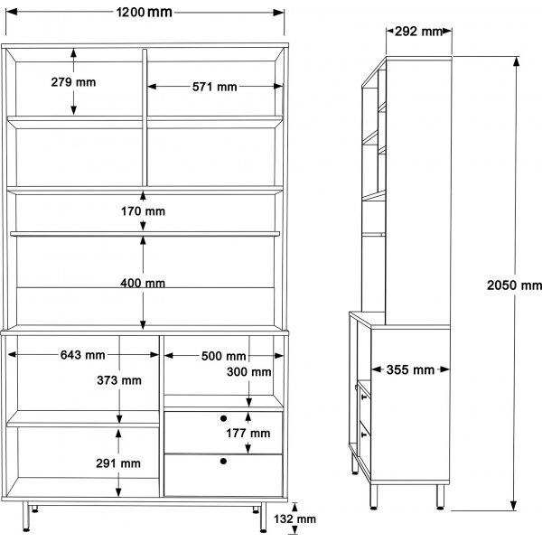 Royce köksskåp 7 - Vit Royce köksskåp 7 - Vit